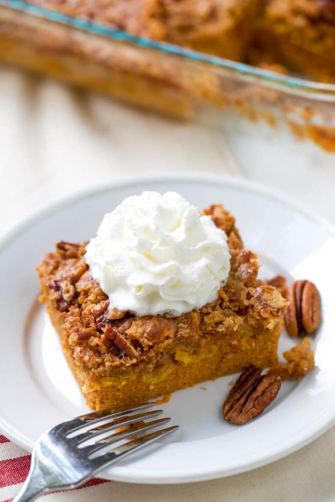 Pumpkin Dump Cake Easy Recipe All Things Mamma