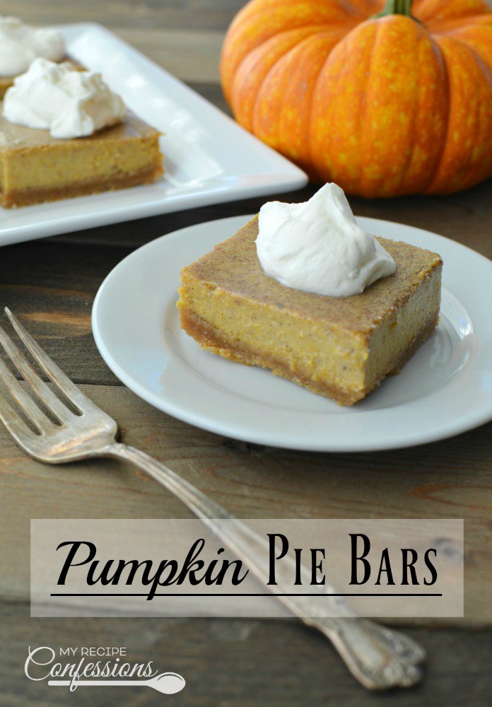 Pumpkin Pie Bars Recipe From Pillsbury Com