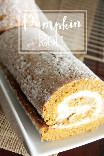 Pumpkin Roll Fall Dessert This Patterned Pumpkin Roll With A Gorgeous