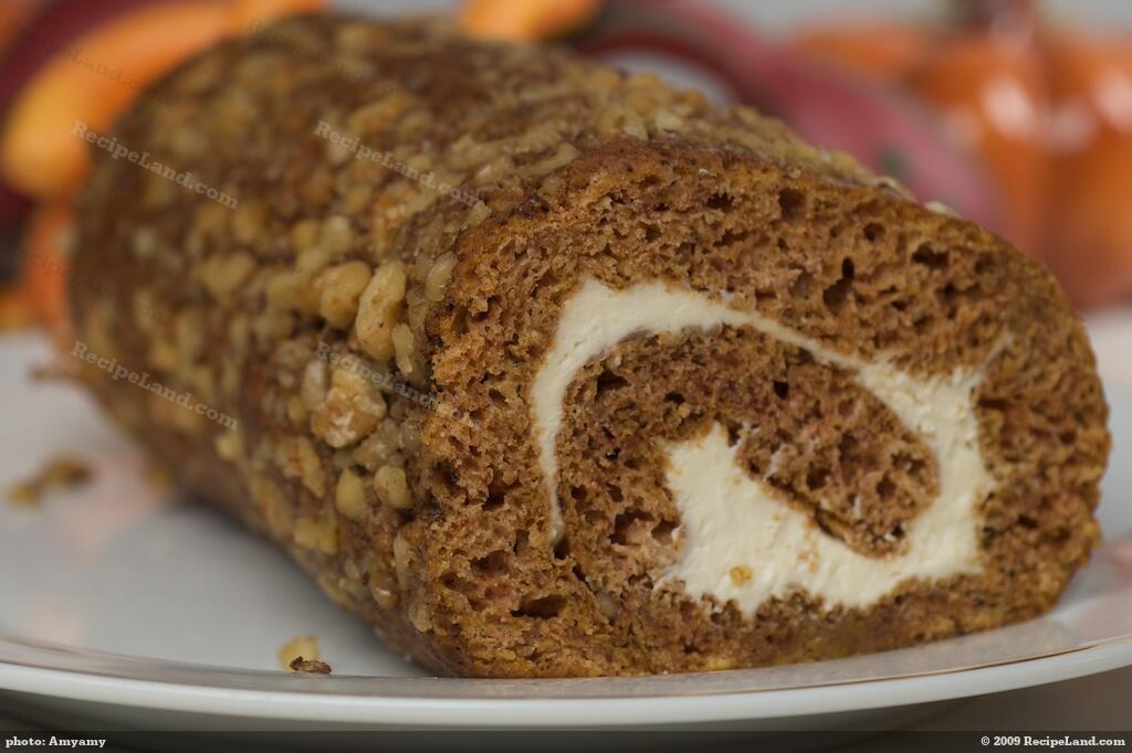 Pumpkin Roll With Cool Whip Cream Cheese Filling Recipe Desserts Pumpkin Recipes Pumpkin Roll