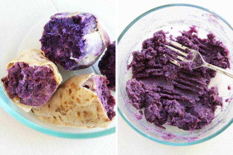 Purple Sweet Potato Filling Recipe For Mochi Mooncakes And Steamed