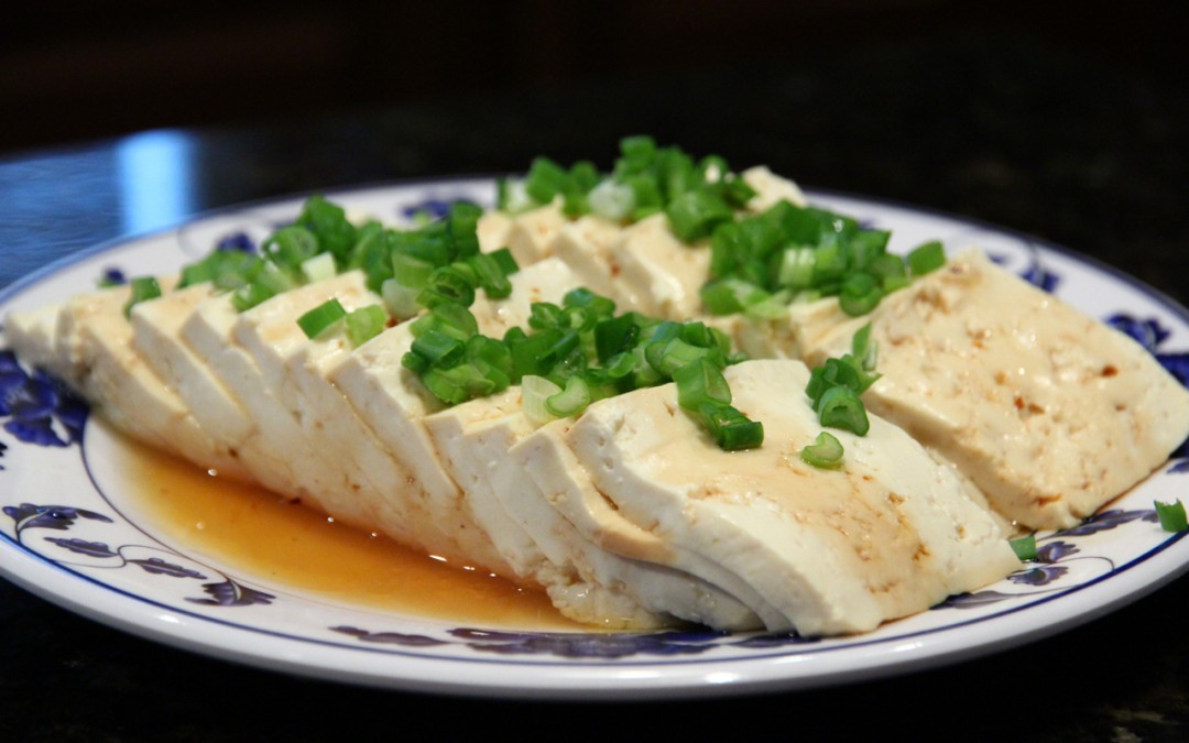 Quick And Easy 10 Minutes Chinese Steamed Tofu With Garlic Scallion