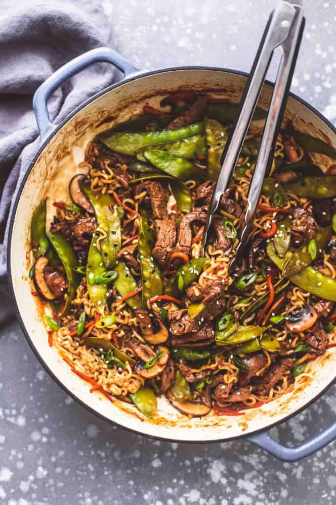 Quick And Easy Beef Noodle Stir Fry Creme De La Crumb