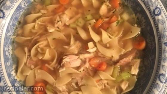 Quick And Easy Chicken Noodle Soup Recipe Allrecipes Com