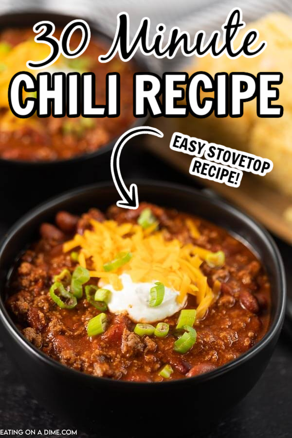 Quick And Easy Chili Recipe Easy Meal For Busy Days