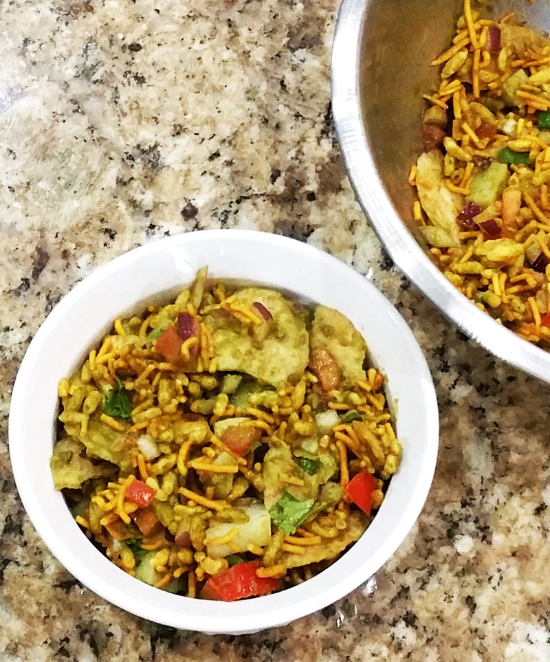 Quick Bhel Puri Recipe Using Tomato Ketchup