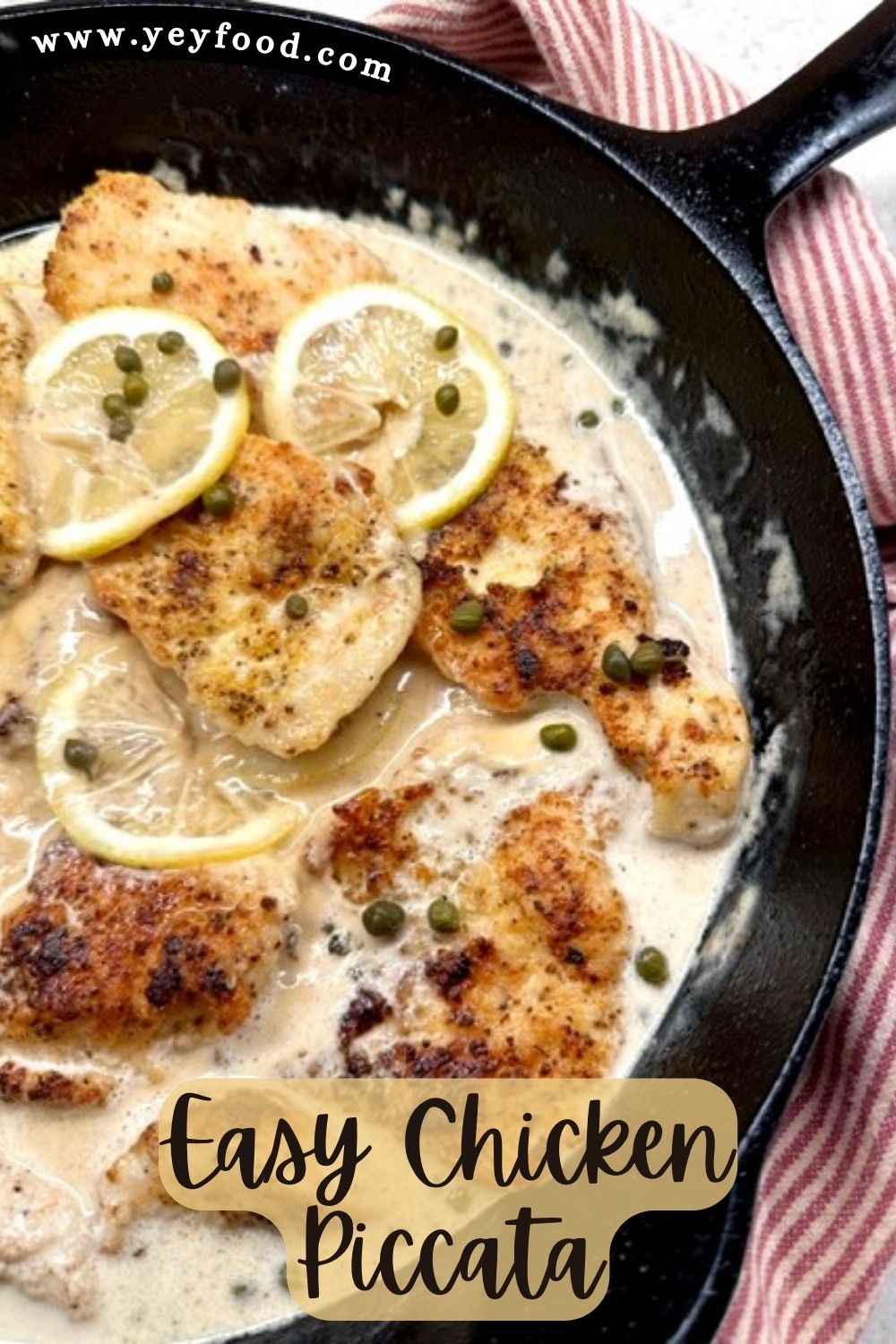 Quick Chicken Piccata Pan To Plate In 30 Minutes Yeyfood Com Recipes