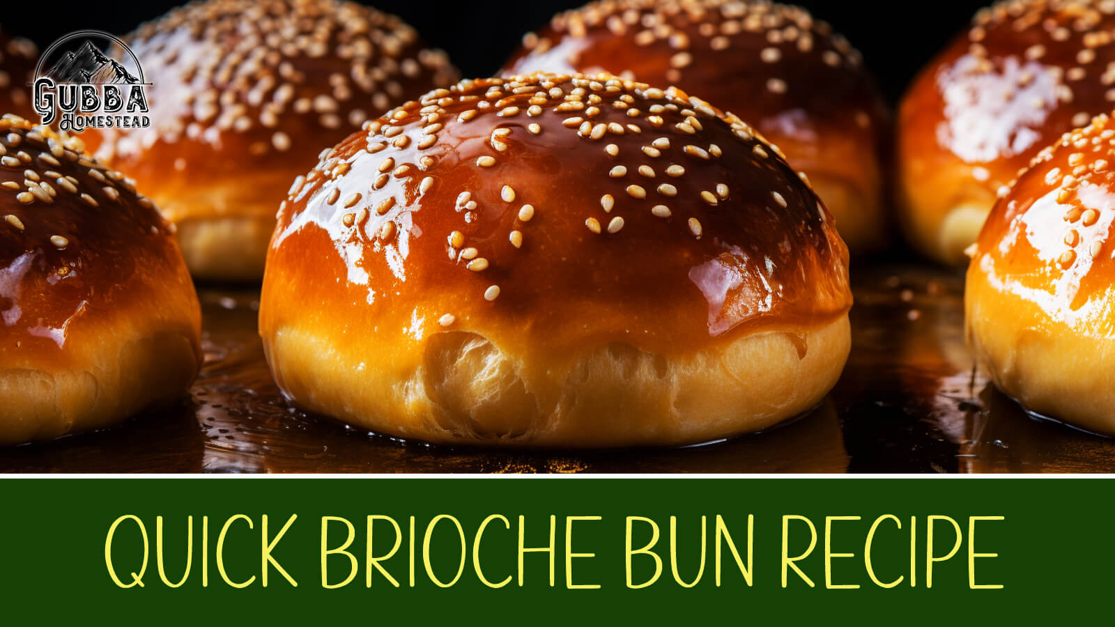 Quick Delightful Brioche Bun Recipe Gubba Homestead