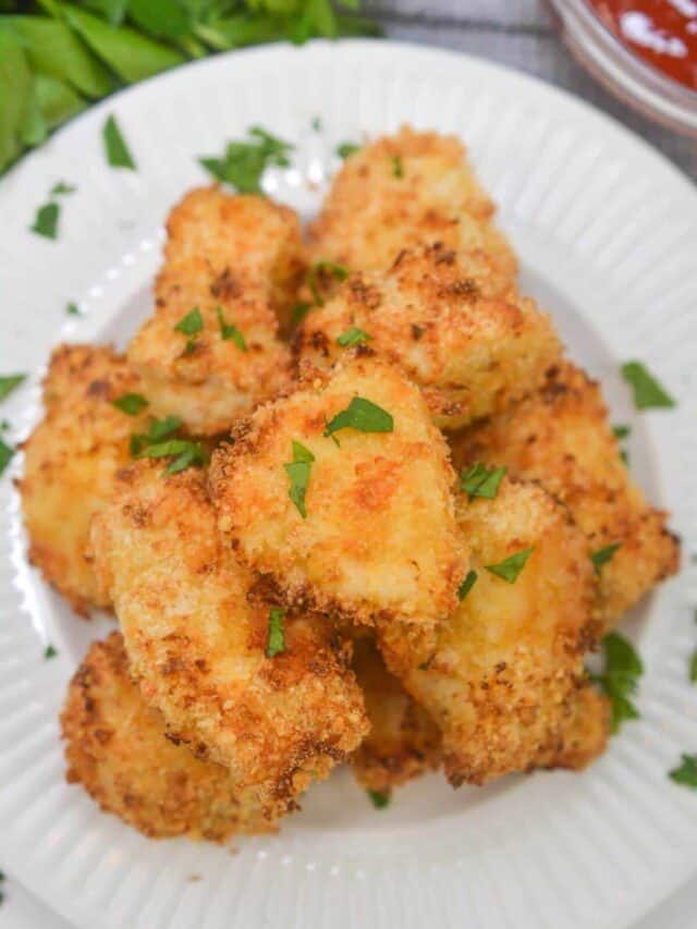 Quick Easy Air Fryer Chicken Nuggets Little Bit Recipes