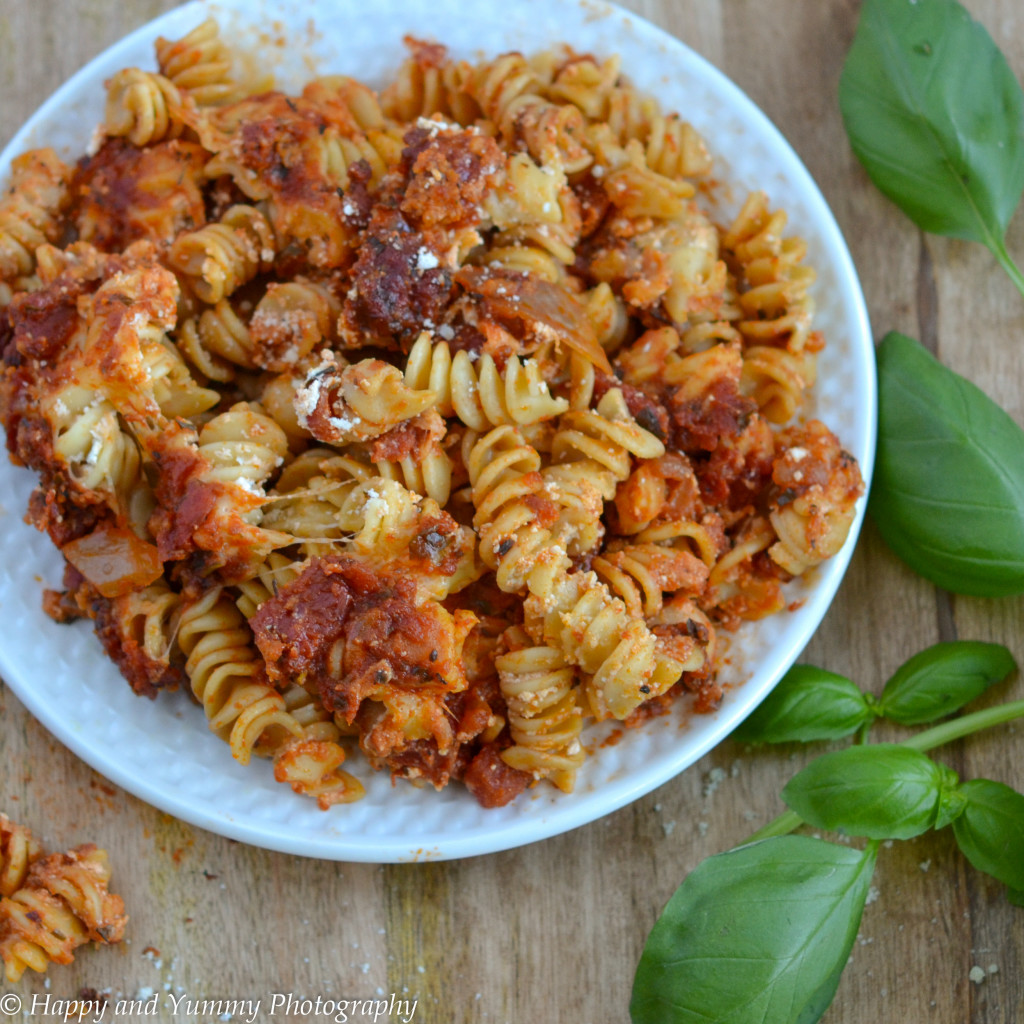 Quick Easy Baked Rotini 0328 Happy And Yummyhappy And Yummy