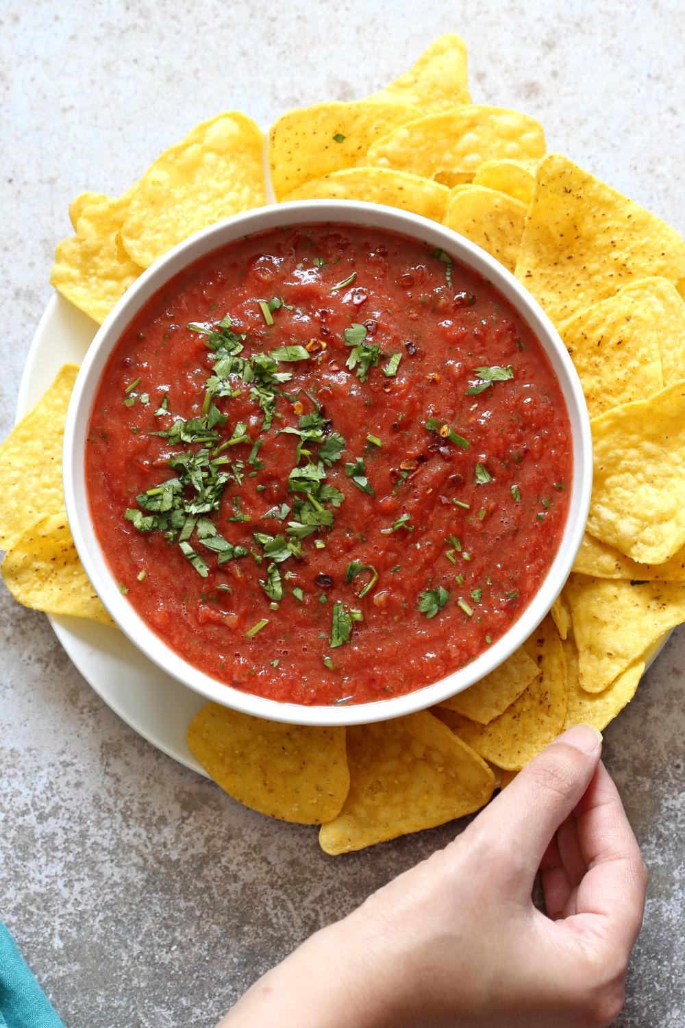 Quick Easy Fresh Homemade Tomato Salsa Recipe