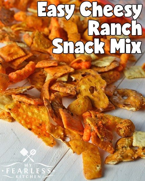 Quick Easy Ranch Snack Mix From My Fearless Kitchen This Recipe For