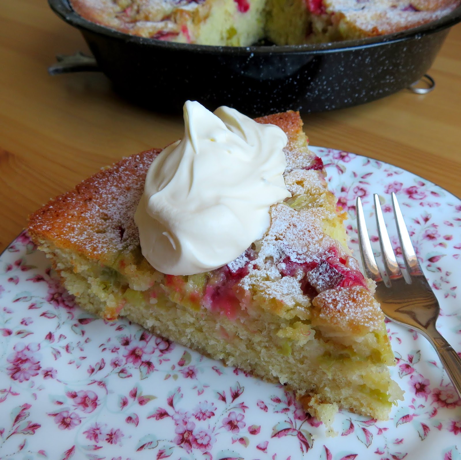 Quick Easy Rhubarb Cake The English Kitchen