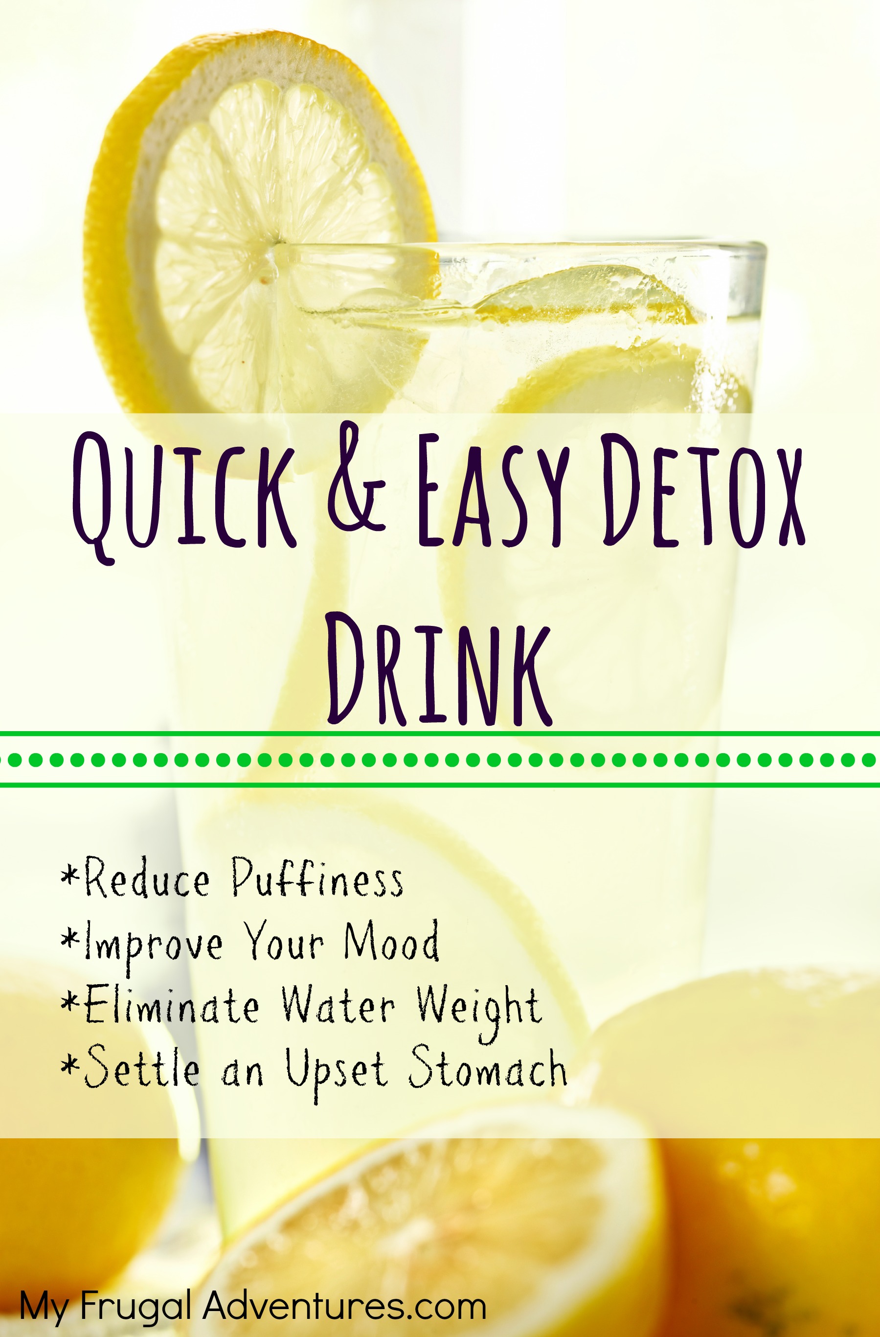 Quick Lemon Detox Drink My Frugal Adventures