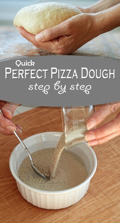 Quick Perfect Pizza Dough Step By Step Pizza Oven Reviews Recipe And