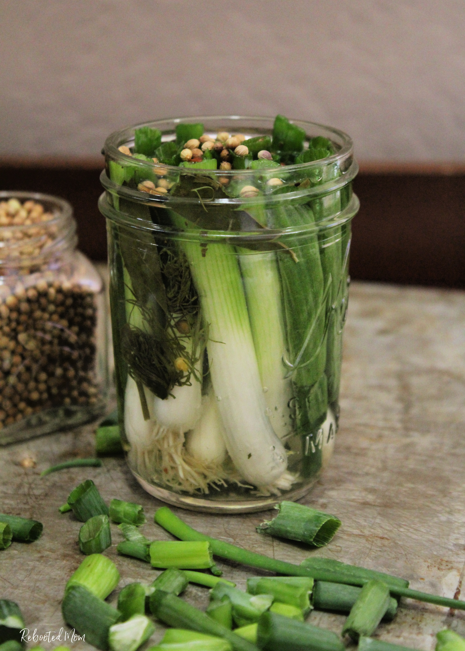 Quick Pickled Green Onions Easy Refrigerator Pickled Scallions