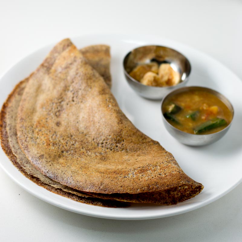 Ragi Adai Dosai Ragi Dosai With Paruppu Lentils