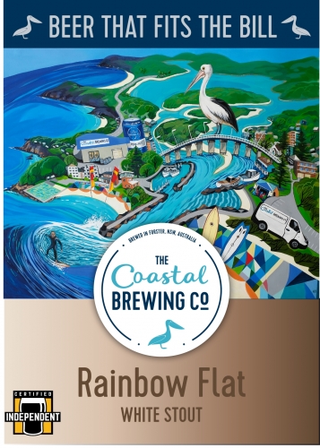 Rainbow Flat White Stout The Coastal Brewing Company Untappd