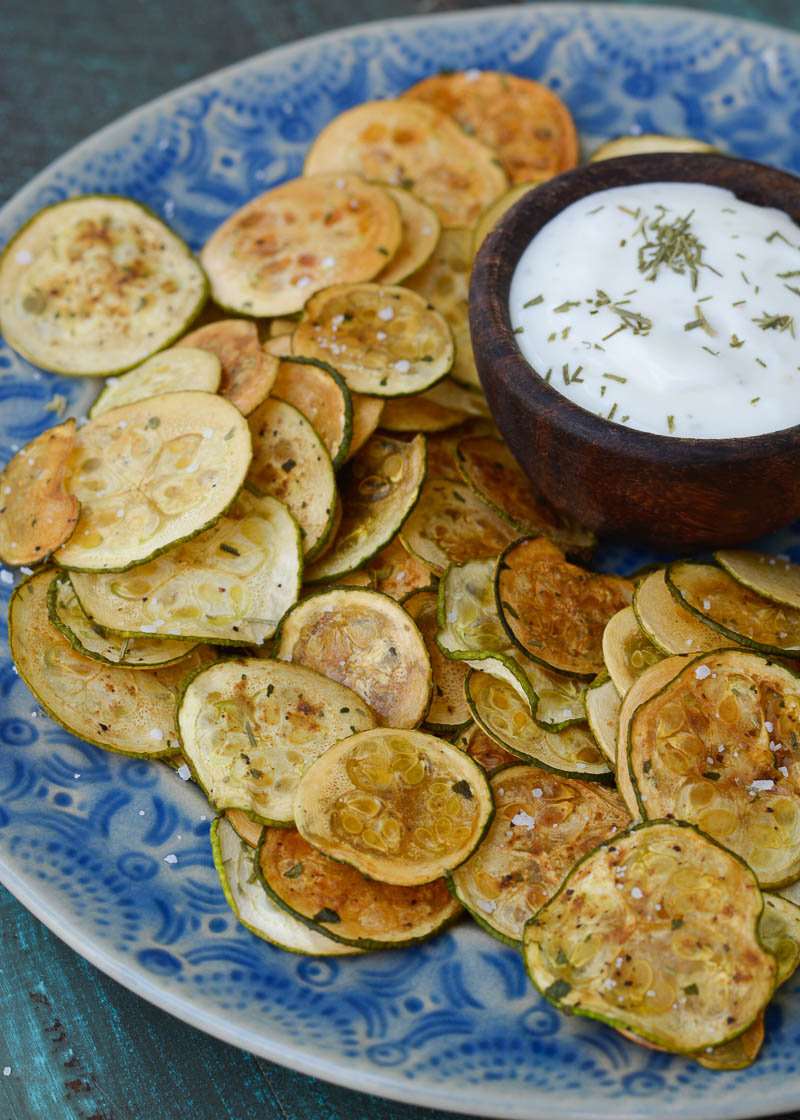 Ranch Zucchini Chips