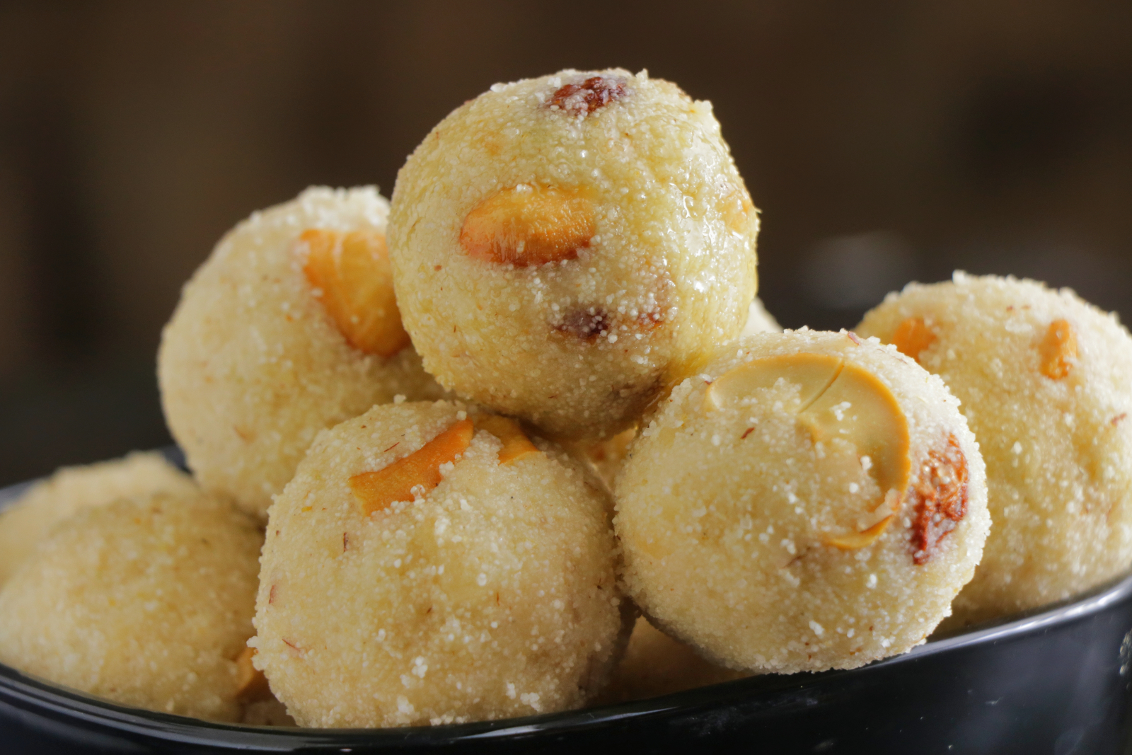 Rava Laddu Recipe Suji Ladoo How To Make Rava Laddu In 10 Mins