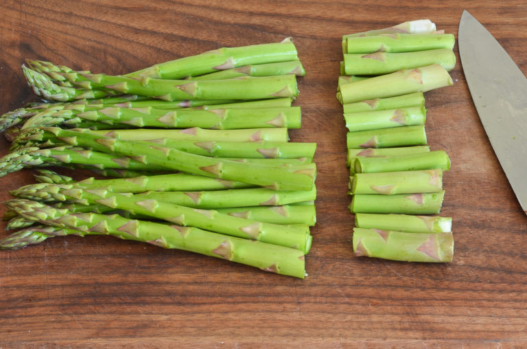 Raw Asparagus Salad With Almonds Amp Ginger Sesame Vinaigrette Once Upon A Chef