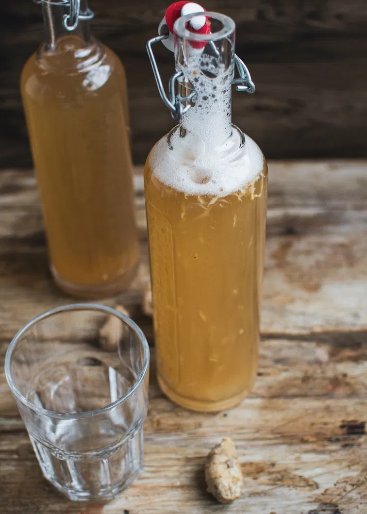 Raw Fermented Ginger Beer Recipe Easy Homemade Soda Nourishing Time