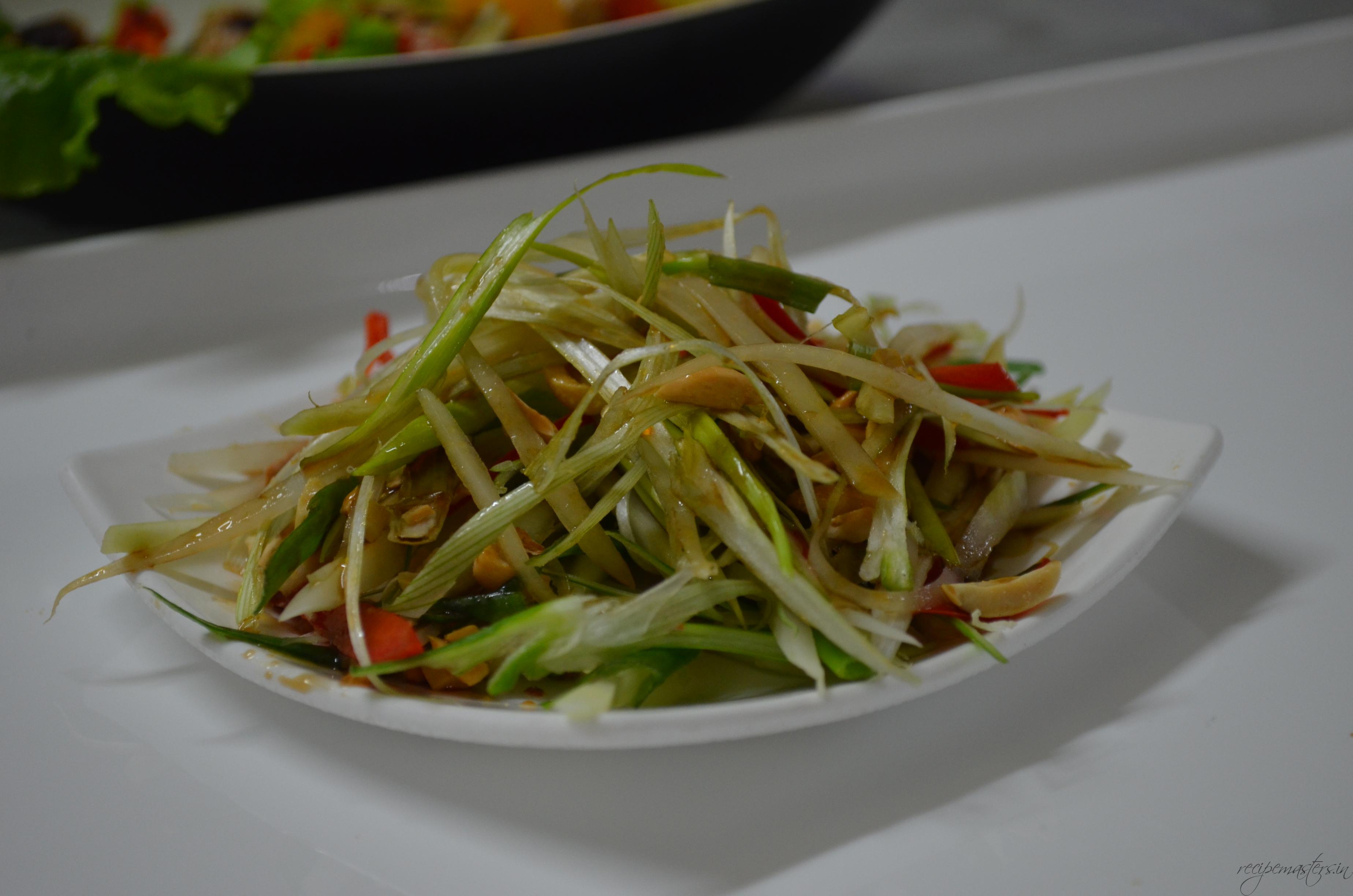 Raw Papaya Salad By Rahat Zaid Recipe Masters