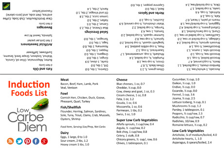 Read This Allowable Low Carb Food List For Atkins Induction Phase 1 And Ketogenic Diets To