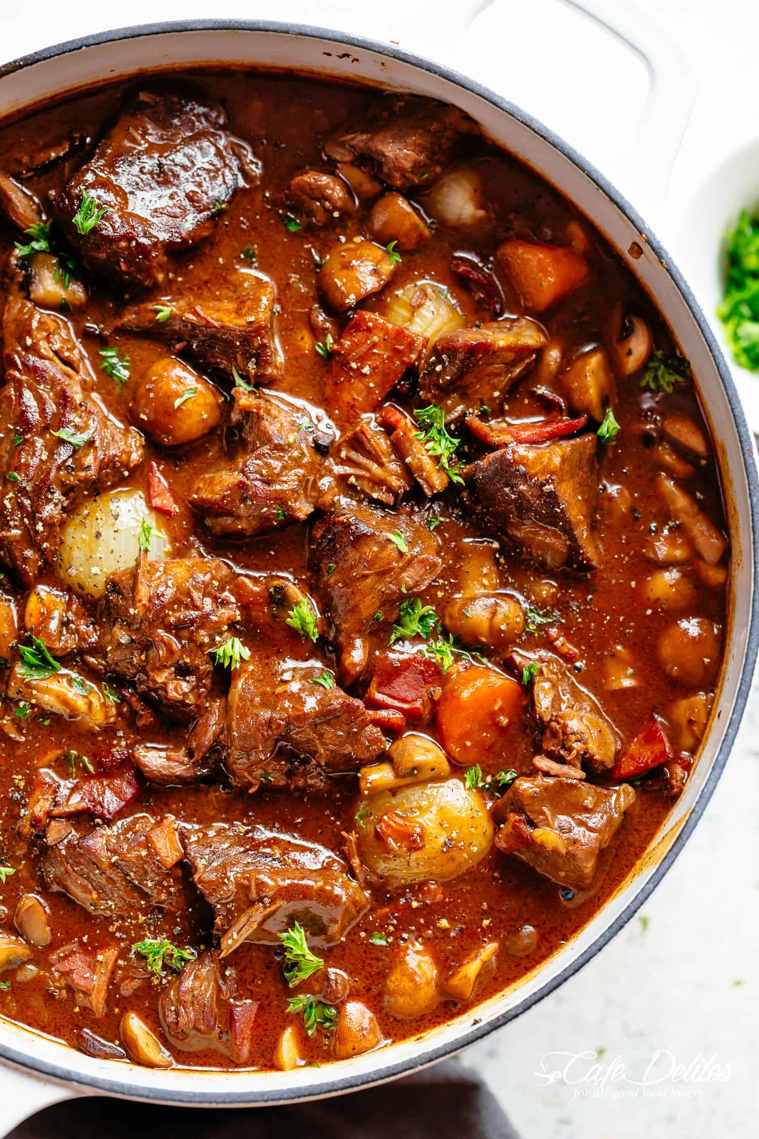 Hearty Beef Bourguignon Recipe - French Classic!