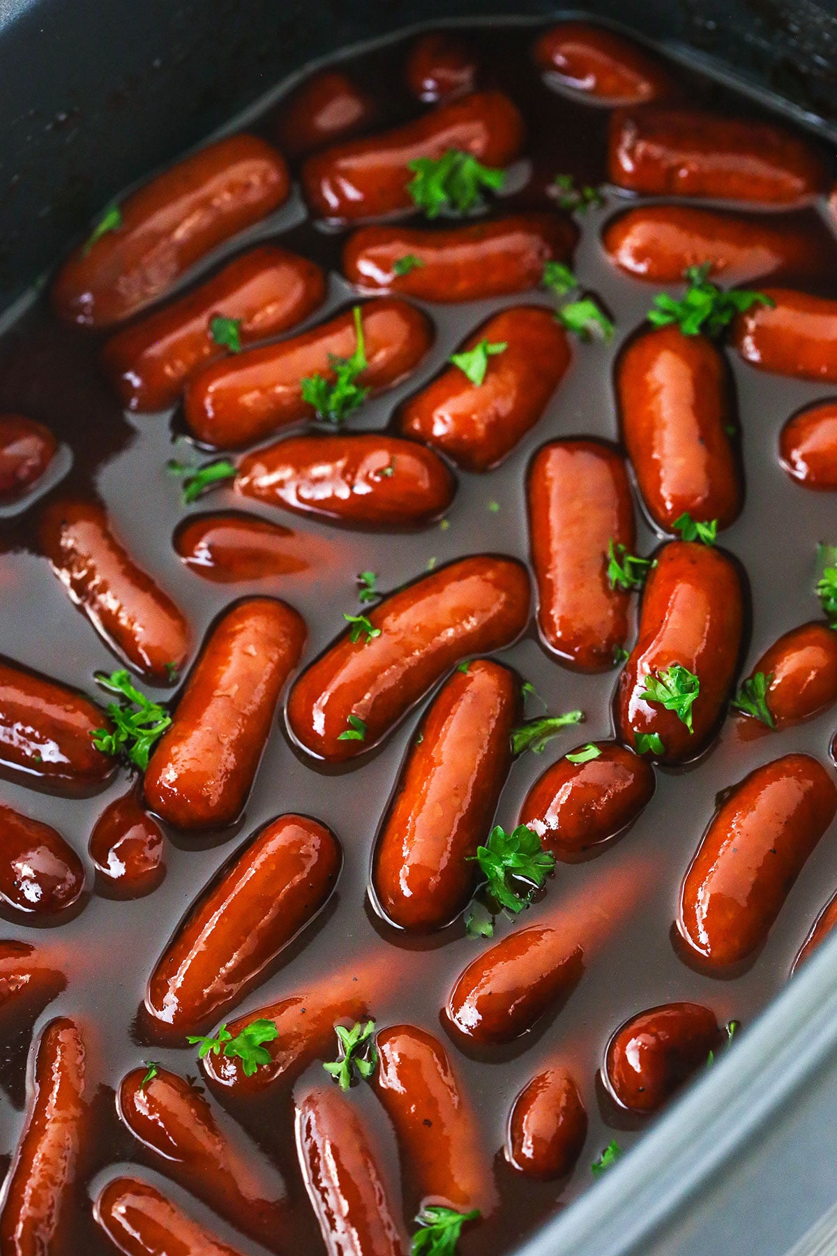 5-Ingredient Crock Pot Cocktail Weiners with Grape Jelly