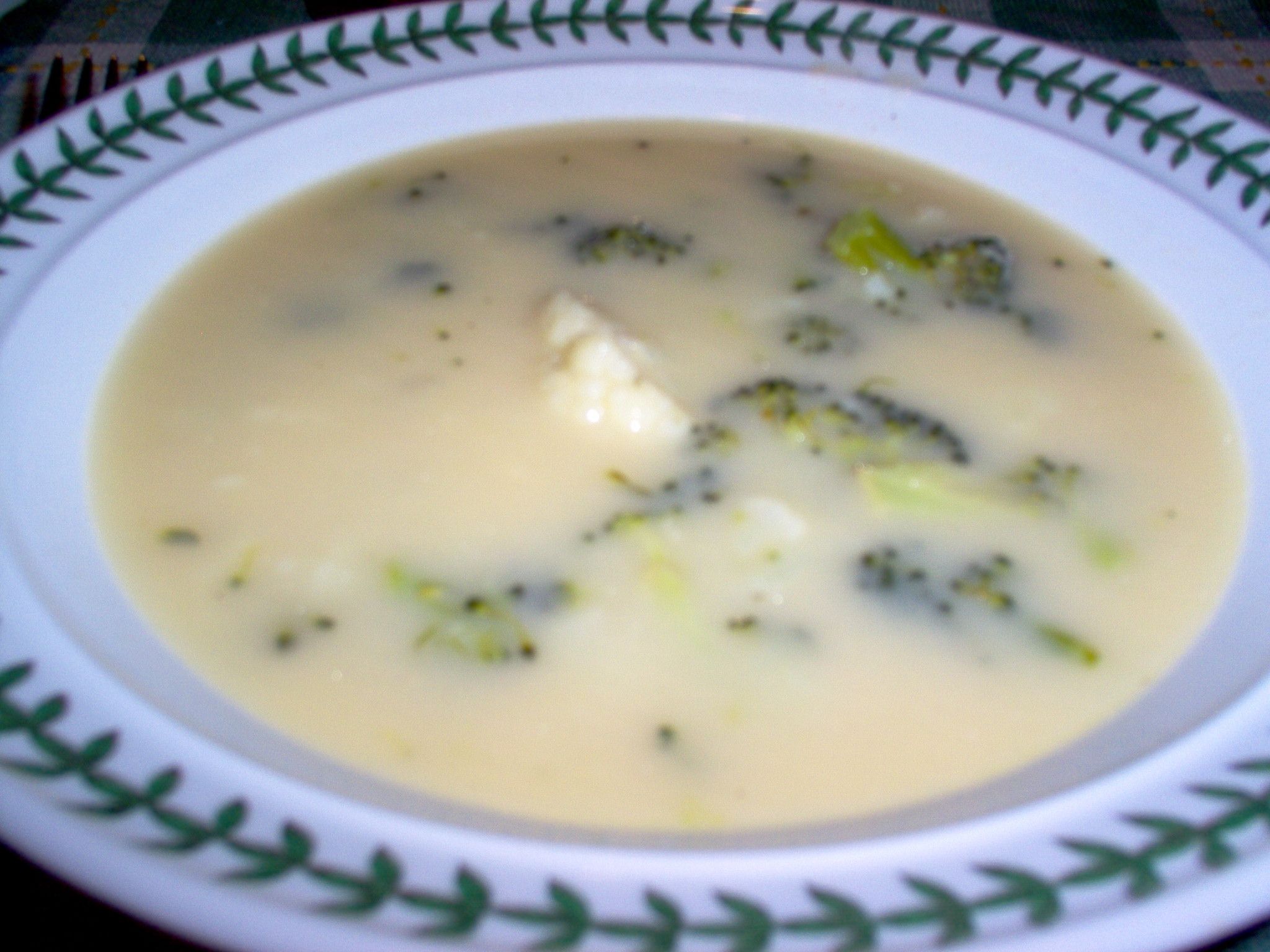 Creamy Broccoli Cauliflower Soup Recipe Delight