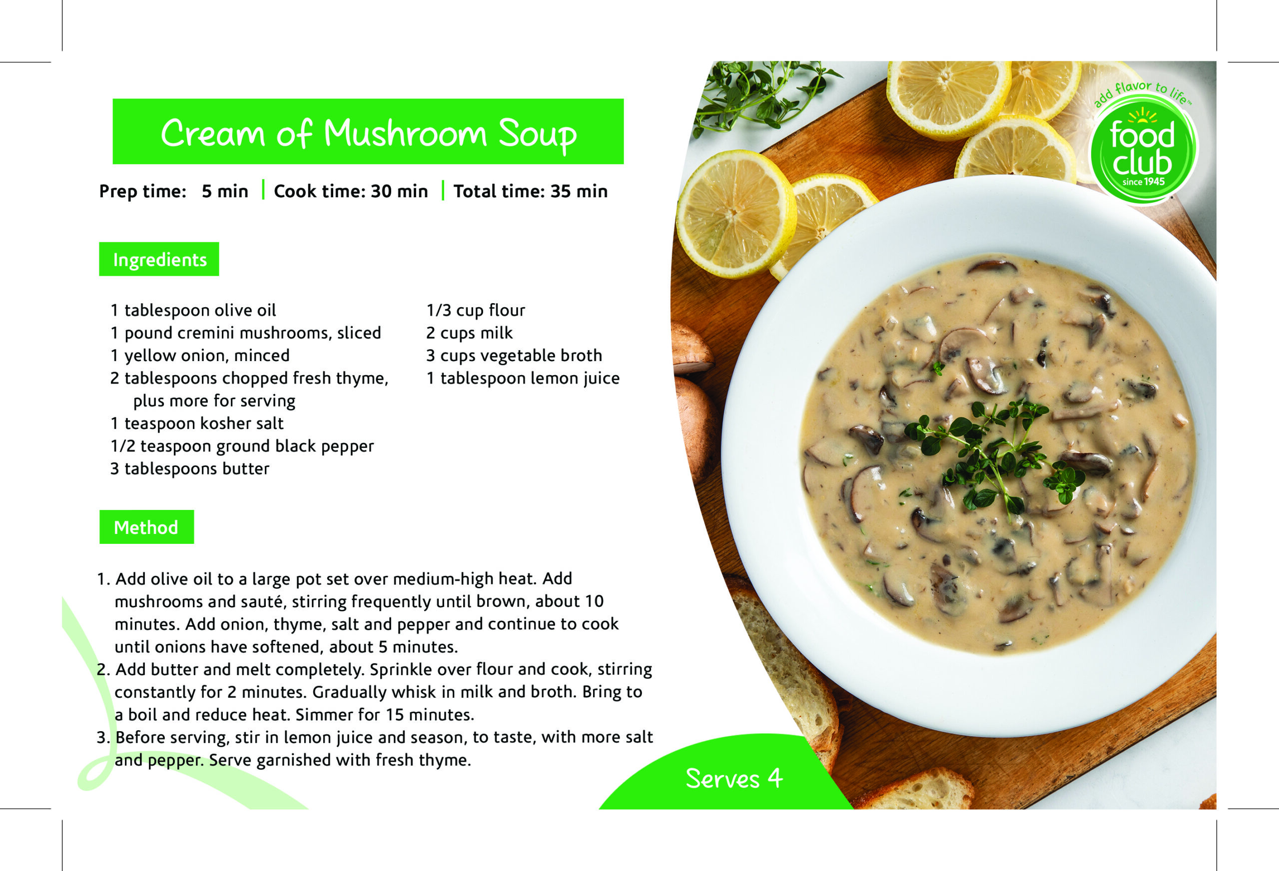 Creamy Homemade Mushroom Soup Recipe That Wows