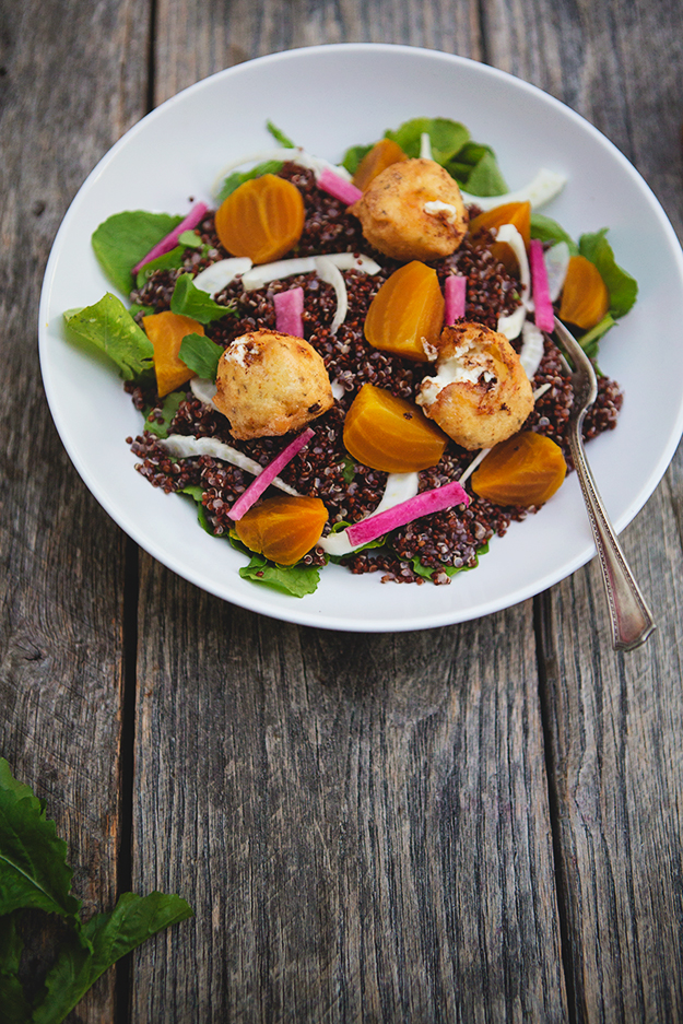 Fennel, Beet, and Cheese Salad Delight: Easy Recipe