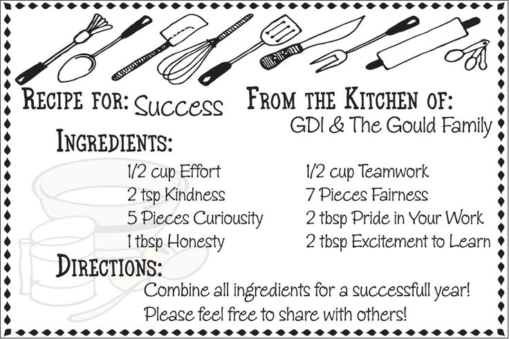 Recipe For Success Recipe For Success Recipes Sweet Recipes