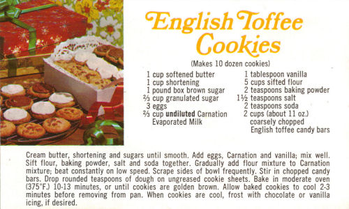 Recipe In English Cookies