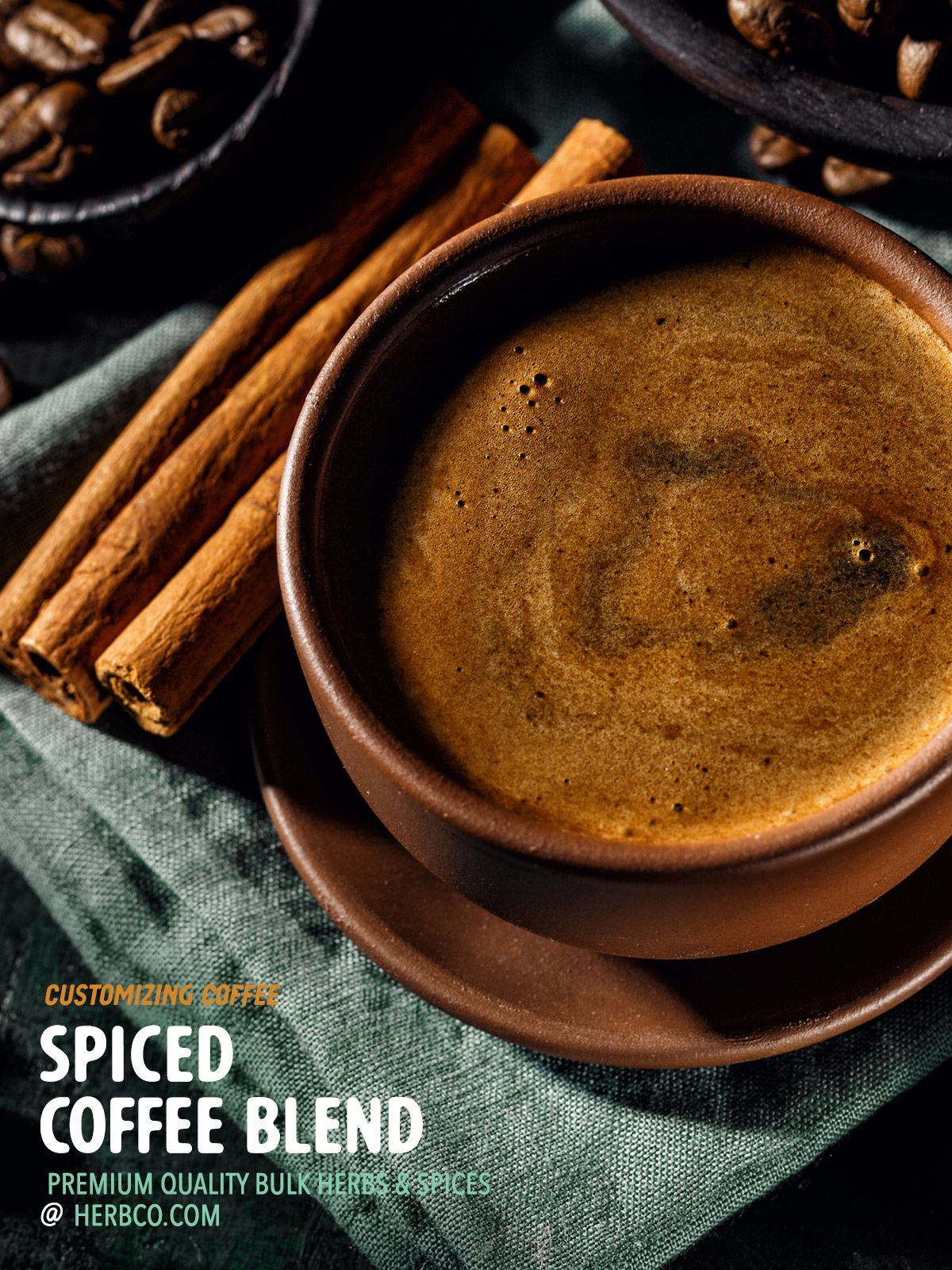 Recipe Spiced Coffee Blend From Herbco Spiced Coffee Blended Coffee Coffee Recipes