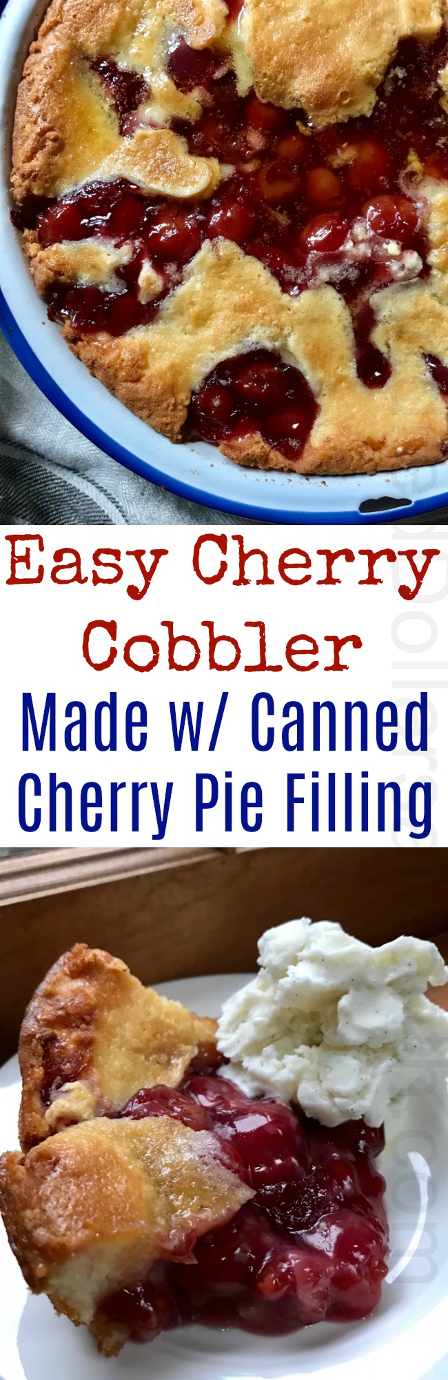 Recipees For Canned Apple Pie Filling Easy Cherry Cobbler Recipe With Canned Cherry Pie