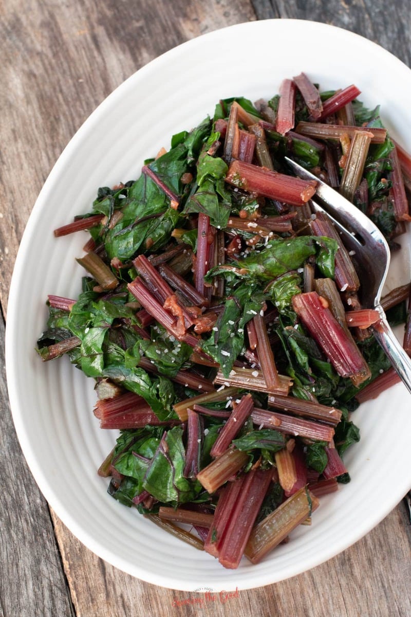 Red Beet Greens Recipe Savoring The Good