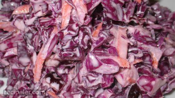 Red Cabbage Slaw Recipe