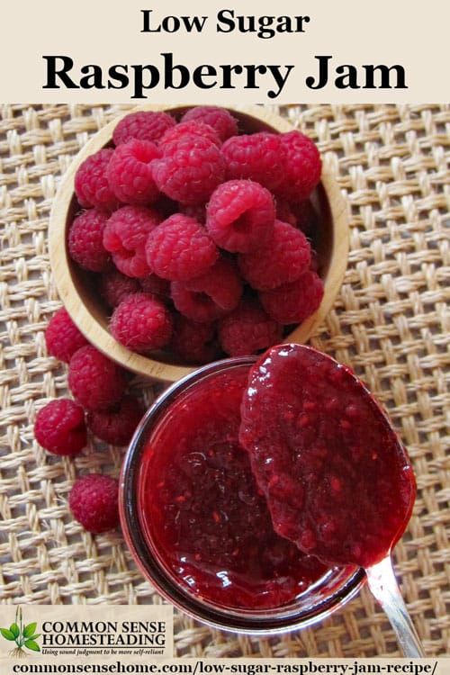 Reduced Sugar Raspberry Jam Recipe Raspberry