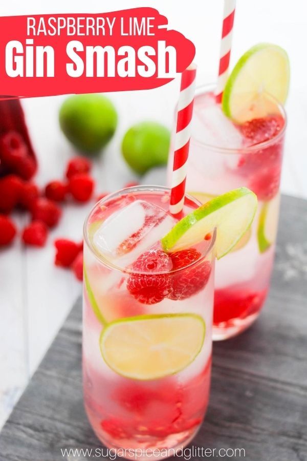 Refresh With A Tart Raspberry Lime Gin Smash The Perfect Summer