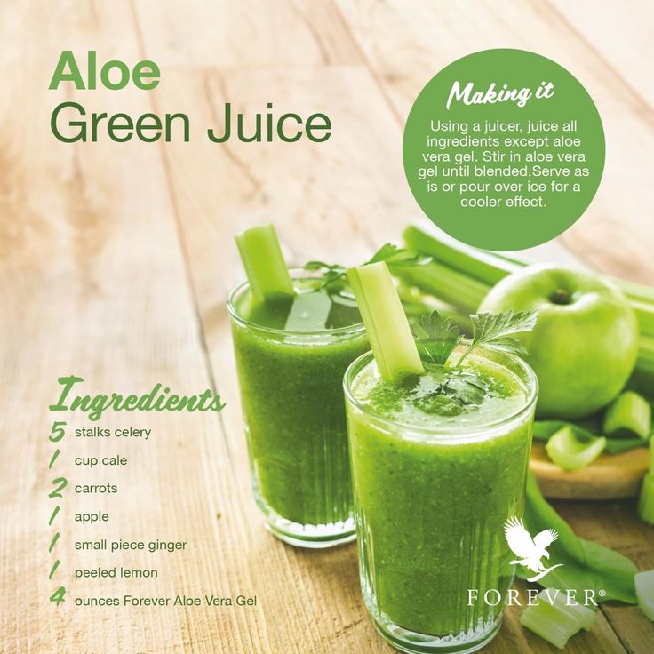 Refreshing Aloe Vera Green Juice