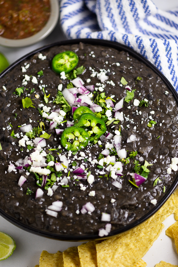 Refried Black Beans Recipe The Gracious Wife