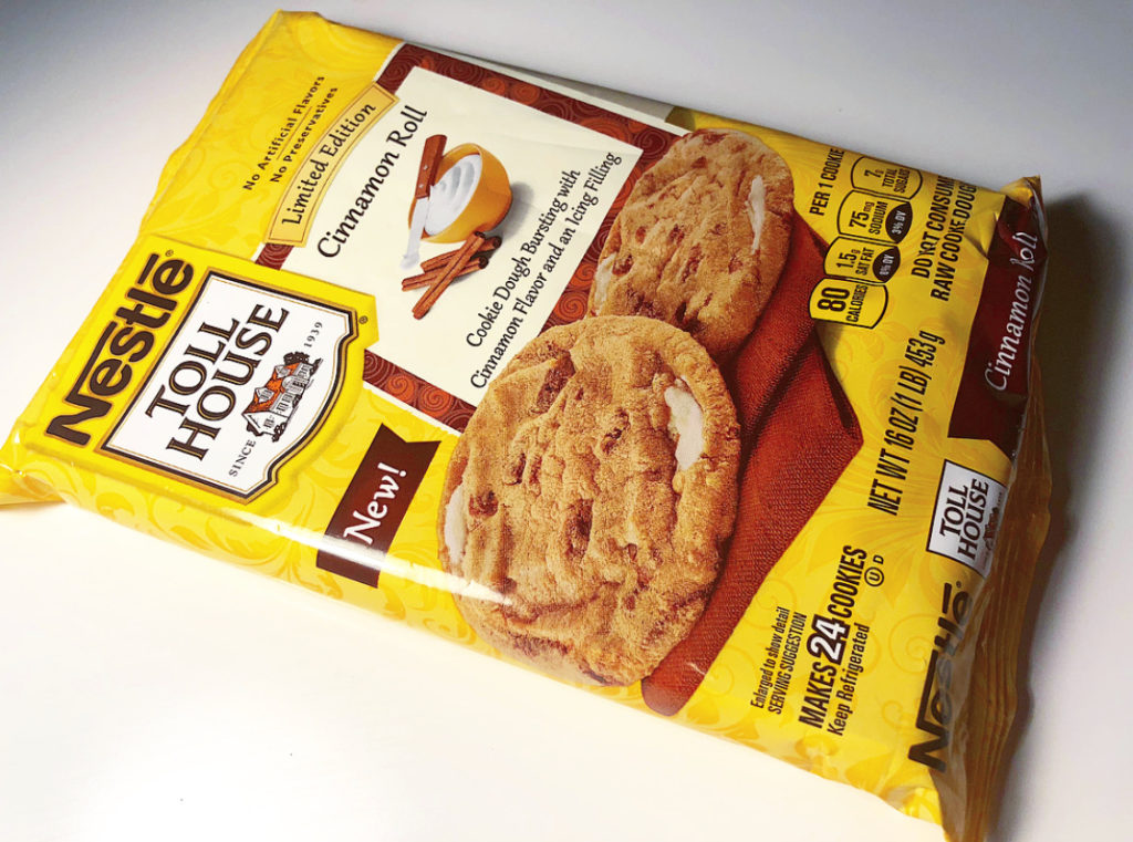 Review Nestle Toll House Cinnamon Roll Cookies Junk Banter