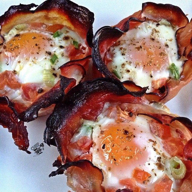 Ripped Recipes Egg Ham Breakfast Cups