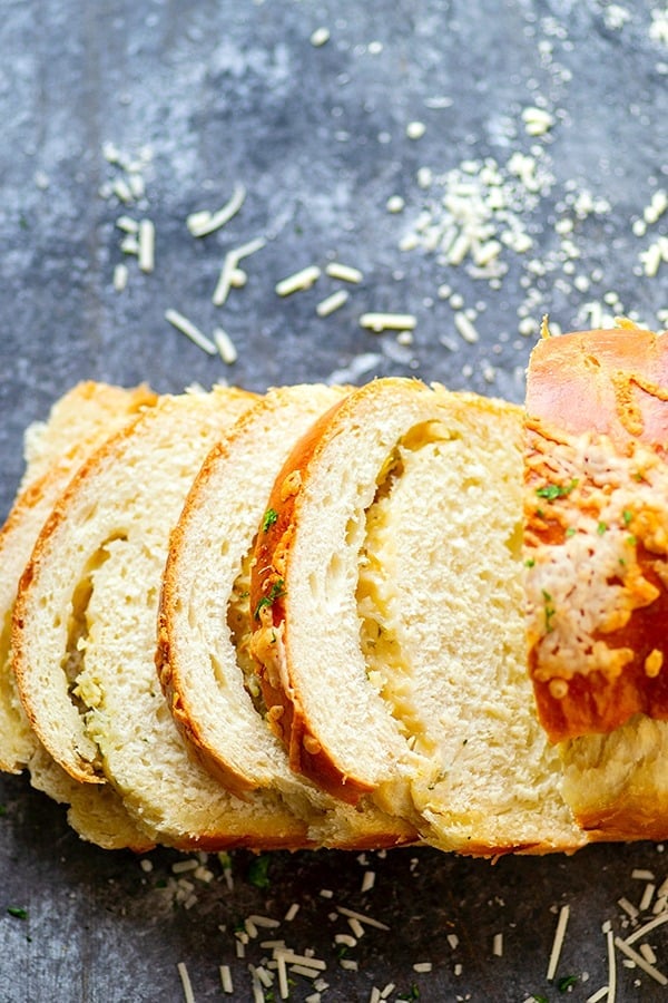 Roasted Garlic Asiago Swirl Bread Recipe Swirled Bread Food