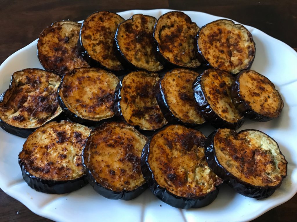 Roasted Seasoned Eggplant