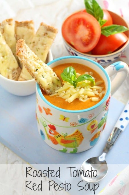 Roasted Tomato Red Pesto Soup My Fussy Eater Easy Kids Recipes