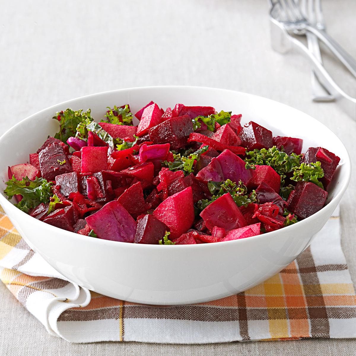 Ruby Red Beet Apple Salad Recipe Taste Of Home