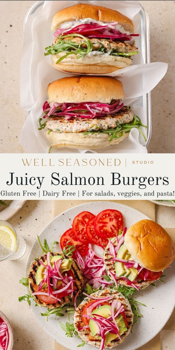 Salmon Burgers No Breadcrumbs Wellplated Com